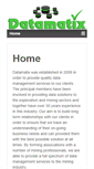Mobile Screenshot of datamatix.co.za