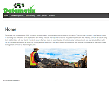 Tablet Screenshot of datamatix.co.za
